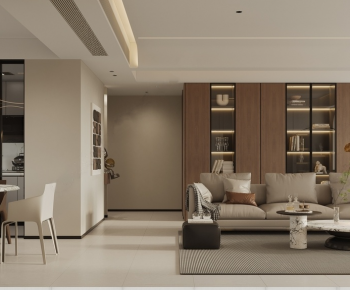 Modern A Living Room-ID:650746114