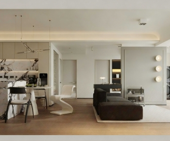 Modern A Living Room-ID:703614952