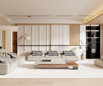 Modern A Living Room-ID:651421072