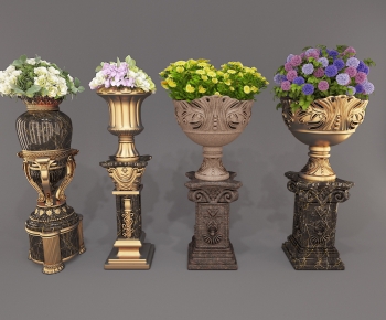 European Style Flower Bed, Flower Bowl, Flower Box-ID:658678056