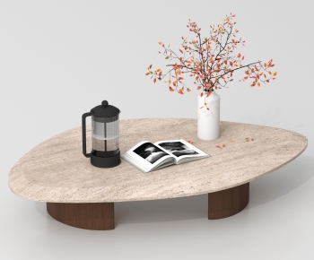 Wabi-sabi Style Coffee Table-ID:650598059