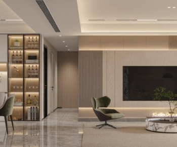 Modern A Living Room-ID:123446942