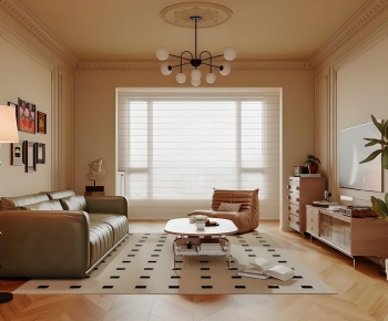 French Style A Living Room-ID:766227017