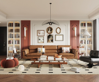 French Style A Living Room-ID:878063927