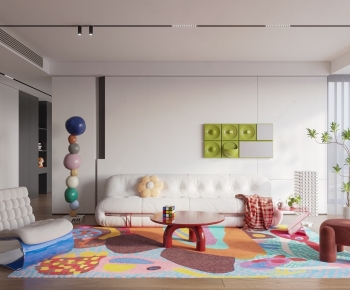 Modern A Living Room-ID:515952119