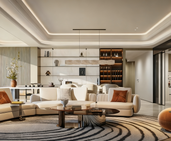 Modern A Living Room-ID:507550955