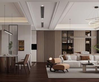 Modern A Living Room-ID:388802056