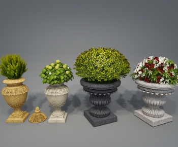 European Style Flower Bed, Flower Bowl, Flower Box-ID:468633891