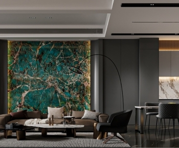 Modern A Living Room-ID:511847027