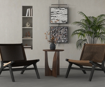 Wabi-sabi Style Leisure Table And Chair-ID:204154019