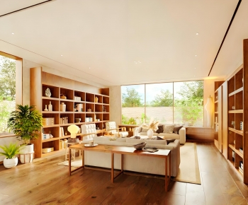 Japanese Style A Living Room-ID:778295996