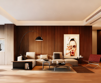 Modern A Living Room-ID:694247961