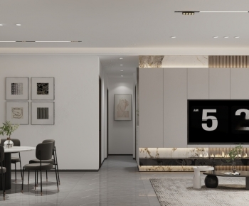 Modern A Living Room-ID:809171921