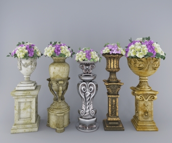 European Style Flower Bed, Flower Bowl, Flower Box-ID:748977903