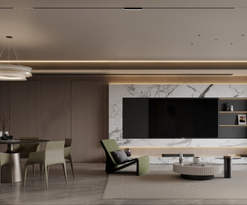 Modern A Living Room-ID:788497928