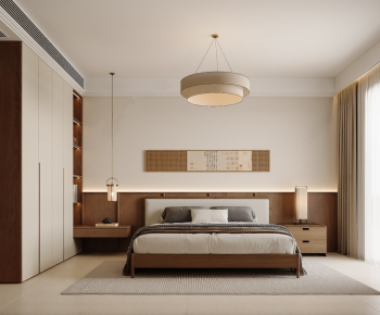 New Chinese Style Bedroom-ID:428347112