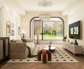 French Style A Living Room-ID:183725122