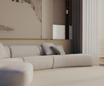 Modern Curved Sofa-ID:644609982