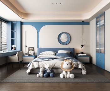 Modern Boy's Room And Son's Room-ID:478122005