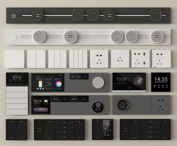 Modern Switch Socket Panel-ID:966259961