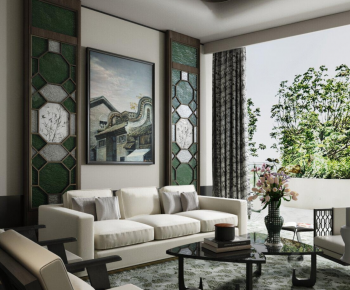 New Chinese Style Rest Area-ID:679997923