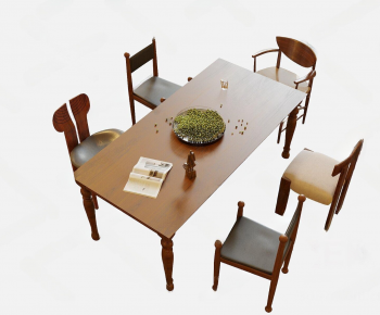 Modern Dining Table And Chairs-ID:511219574