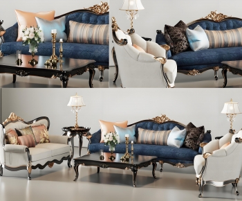 European Style Sofa Combination-ID:912782918