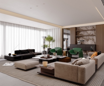 Modern A Living Room-ID:417864085