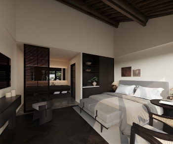 New Chinese Style Bedroom-ID:248811016