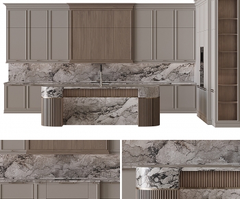 European Style Kitchen Cabinet-ID:210491908