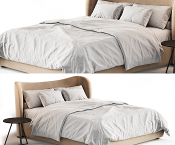 Modern Double Bed-ID:796504022