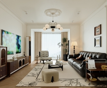 French Style A Living Room-ID:133177044