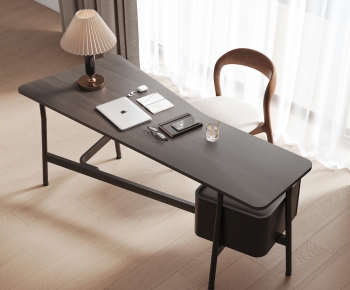 Modern Computer Desk And Chair-ID:926795014