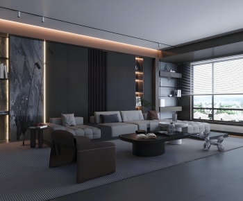 Modern A Living Room-ID:247349981