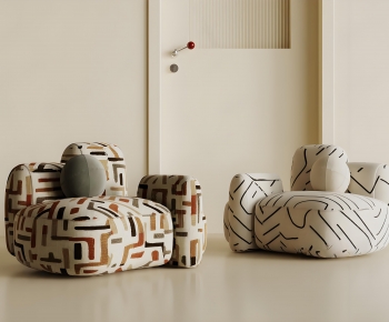 Modern Single Sofa-ID:351679097