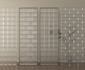 Modern Glass Screen Partition-ID:783010016