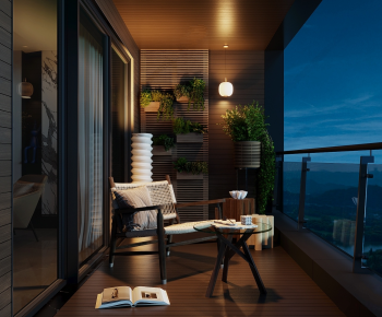 Modern Leisure Balcony-ID:689698935