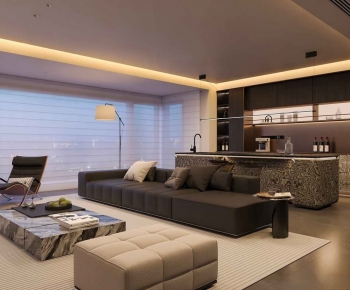 Modern A Living Room-ID:621638067