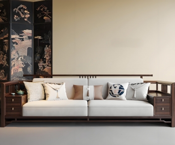 New Chinese Style Multi Person Sofa-ID:744693044