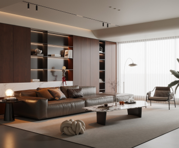 Modern A Living Room-ID:611089942