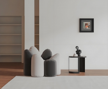 Modern Single Sofa-ID:357347979