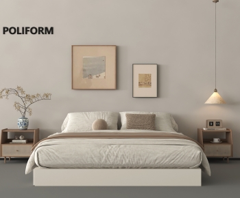 Modern Double Bed-ID:720887907