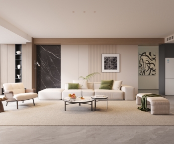 Modern A Living Room-ID:880157952