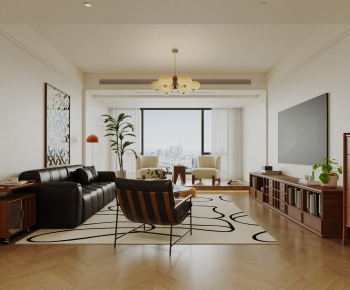 Modern A Living Room-ID:689856054