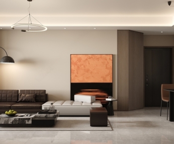 Modern A Living Room-ID:295738949