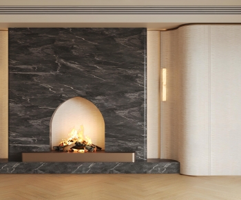 Nordic Style Fireplace-ID:427558906