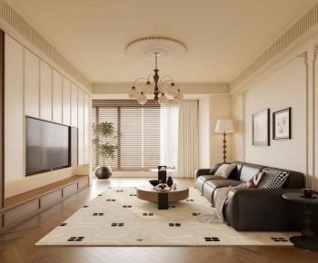 French Style A Living Room-ID:127315049