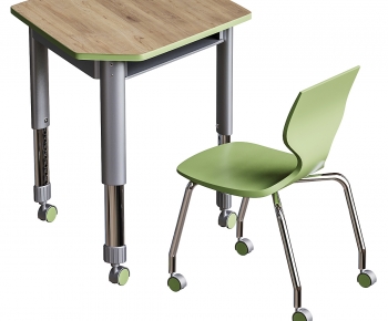 Modern Computer Desk And Chair-ID:502018912