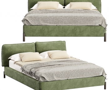 Modern Double Bed-ID:675822972