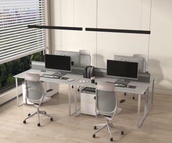 Modern Office Desk And Chair-ID:192456964